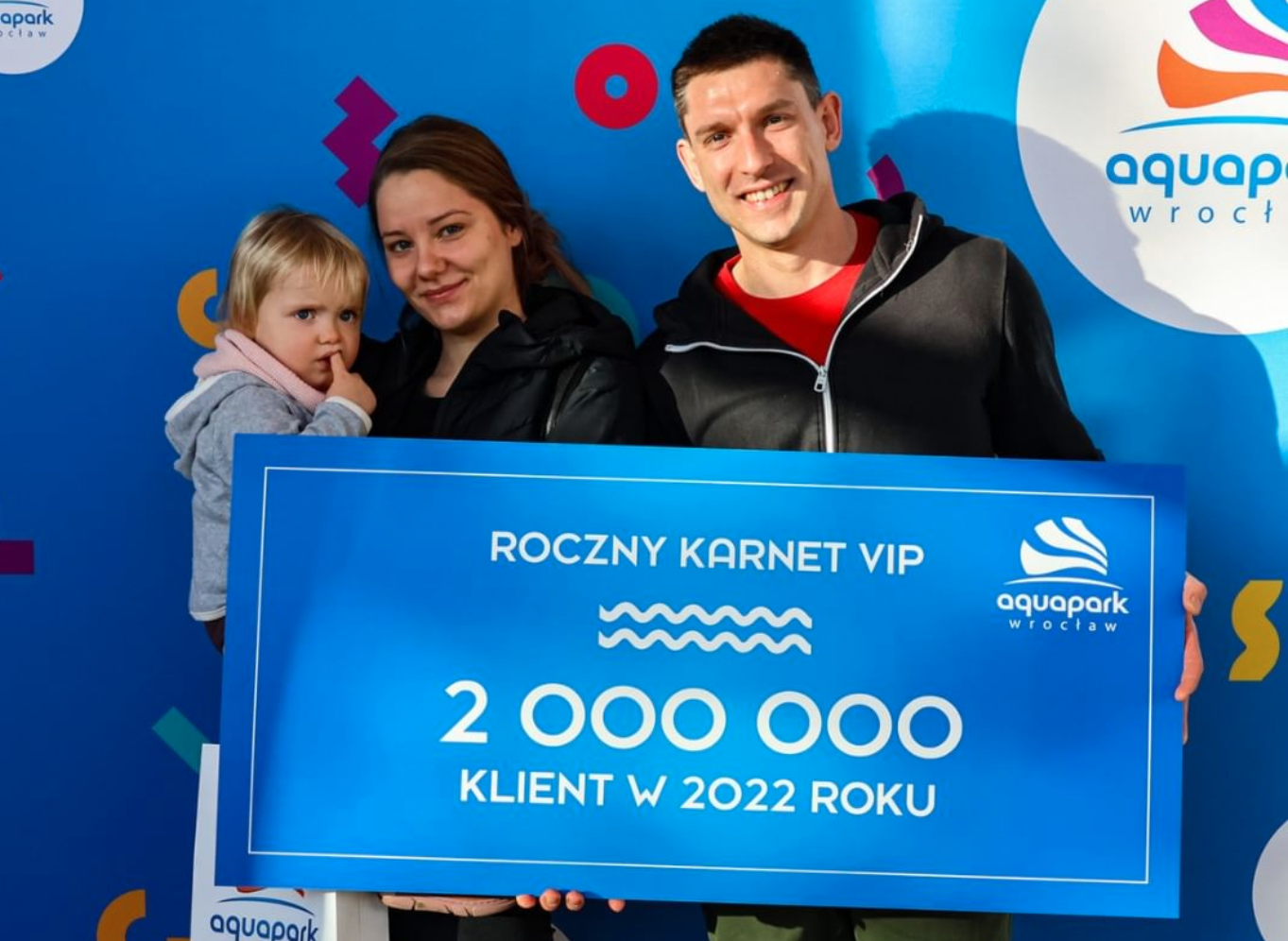2-milionowy klient odwiedził wrocławski Aquapark
